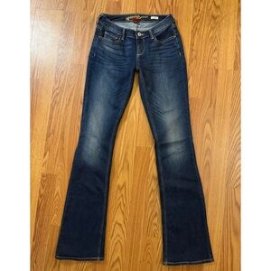 Arizona Jeans Dark Blue Denim Bootcut Jeans 3L